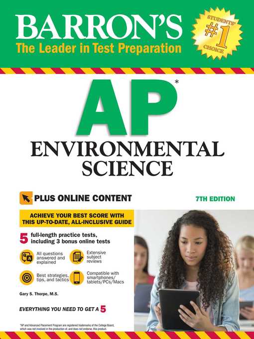 Title details for Barron's AP Environmental Science With Online Tests by Gary S. Thorpe - Available